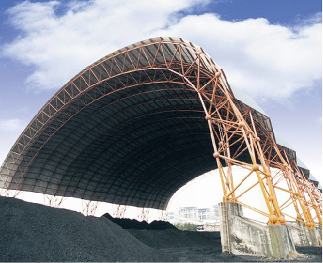 博尔塔拉蒙古自治州发电厂干煤棚网架